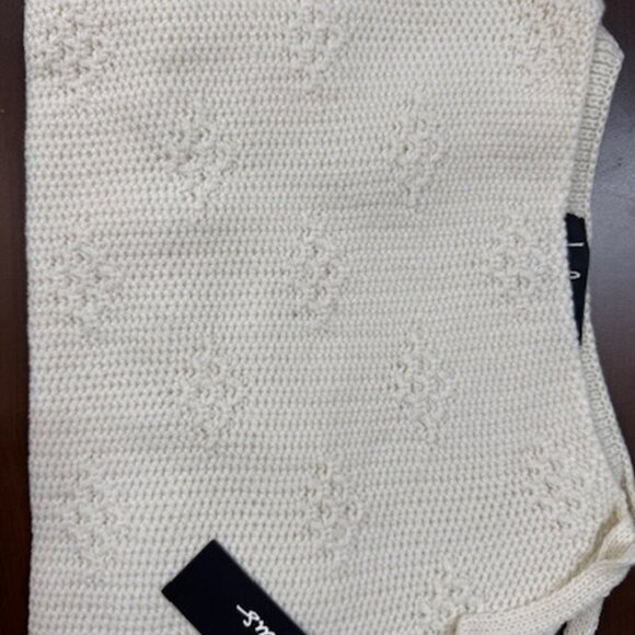 NWT Lulus Del Mar Cream Tasseled Knit Sweater Tank Top - Picture 4 of 11